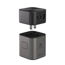Load image into Gallery viewer, OMNIA T45 Universal Travel Adapter + EVE II Bluetooth Transmitter & Receiver