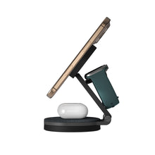 Load image into Gallery viewer, Mag 360 Qi2 3-in-1 Foldable Travel Charging Station