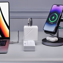 Load image into Gallery viewer, OMNIA Pro 140 140W 3-Port Power Charging Kit+Mac 360 Aluminum Foldable Stand