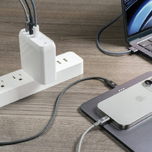 Load image into Gallery viewer, OMNIA Pro 140 140W 3-Port Power Charging Kit+Mac 360 Aluminum Foldable Stand