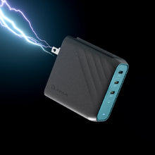 Load image into Gallery viewer, OMNIA Pro 140 140W 3-Port Power Charging Kit+Mac 360 Aluminum Foldable Stand