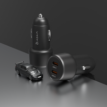 Load image into Gallery viewer, C40 40W Fast Dual USB-C Car Charger