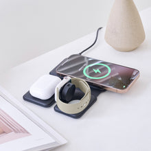 Load image into Gallery viewer, M301 Qi2 3-in-1 Wireless Charging Station with Stand + EVE II Bluetooth Transmitter & Receiver