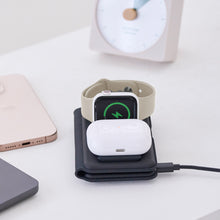 Load image into Gallery viewer, M301 Qi2 3-in-1 Wireless Charging Station with Stand + EVE II Bluetooth Transmitter & Receiver
