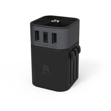 Load image into Gallery viewer, Mag Z Magnetic 3-in-1 Foldable Travel Charging Station + OMNIA T3 Universal Travel Adapter