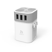 Load image into Gallery viewer, Mag Z Magnetic 3-in-1 Foldable Travel Charging Station + OMNIA T3 Universal Travel Adapter