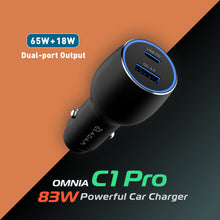 Load image into Gallery viewer, OMNIA C1 Pro 83W Powerful Car Charger