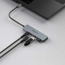 Load image into Gallery viewer, CASA Hub A04 USB-C Gen2 SuperSpeed 4-in-1 Hub ＋ iKlips DUO+ Apple Lightning Flash Drive (128G)
