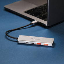 Load image into Gallery viewer, CASA Hub A04 USB-C Gen2 SuperSpeed 4-in-1 Hub ＋ iKlips DUO+ Apple Lightning Flash Drive (128G)
