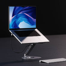 Load image into Gallery viewer, CASA Hub 360 USB-C 8-in-1 Aluminum Foldable Stand Hub + CASA P200 USB-C to USB-C 240W Braided Charging Cable (2M)
