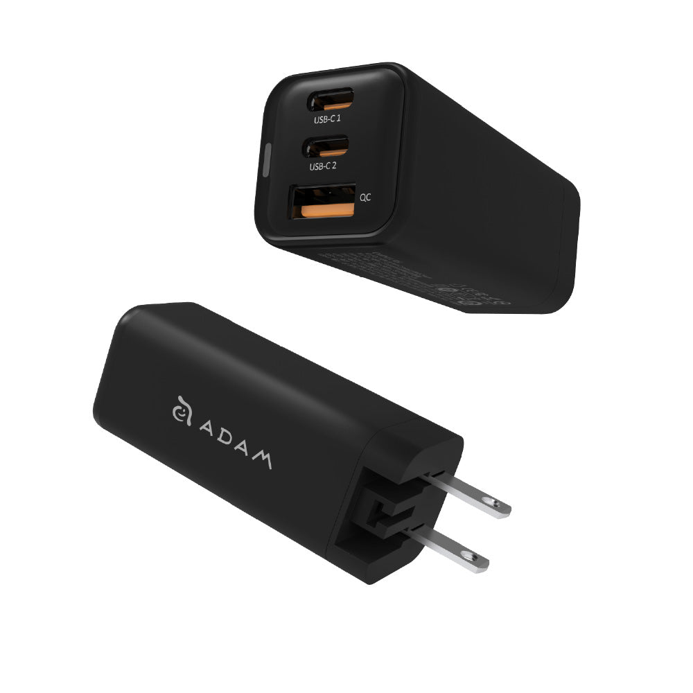 OMNIA X6i PD / QC 66W Compact Wall Charger + CASA P200 USB-C to USB-C 240W Braided Charging Cable (200CM)