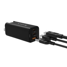 Load image into Gallery viewer, OMNIA X6i PD / QC 66W Compact Wall Charger + CASA S120 USB-C to USB-C 60W Braided Charging Cable (120CM)
