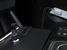Load image into Gallery viewer, C40	40W Fast Dual USB-C Car Charger + CarGo CarPlay Wireless Adapter + CQ1 Qi2 Magnetic Charging Car Mount
