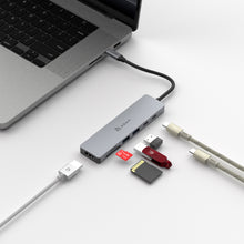 Load image into Gallery viewer, Hub SE07 USB-C 7-in-1 Multi-Function Hub
