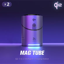 Load image into Gallery viewer, Mag Tube Qi2  3-in-1 Intelligent  Charging Station (2PCs)
