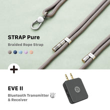 Load image into Gallery viewer, STRAP Pure Braided Rope Strap + EVE II Bluetooth Transmitter &amp; Receiver
