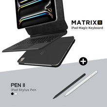 Load image into Gallery viewer, MATRIX 11  iPad Magic Keyboard (11&quot;) + PEN II iPad Stylus Pen
