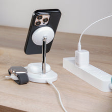 Load image into Gallery viewer, OMNIA M2+ MagSafe 2 +1 Wireless Charging Station + OMNIA A1+ Apple Watch Magnetic Wireless Fast Charger
