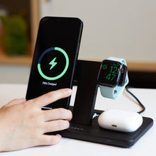 Load image into Gallery viewer, OMNIA M3 - Magnetic 3-in-1 Wireless Charging Station
