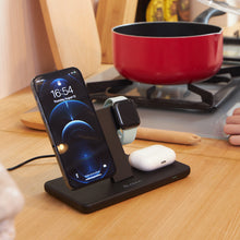 Load image into Gallery viewer, OMNIA M3 - Magnetic 3-in-1 Wireless Charging Station
