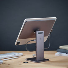 Load image into Gallery viewer, Mag M Pro Magnetic 8-in-1 iPad Stand Hub + PeAk II Ultra HD 4K 60Hz HDMI Cable (2M)
