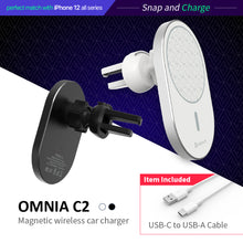 Load image into Gallery viewer, OMNIA C2 Magnetic Wireless Car Charger
