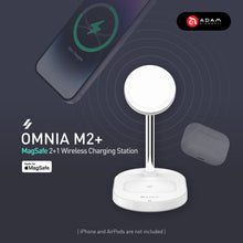 Load image into Gallery viewer, OMNIA M2+ MagSafe 2 +1 Wireless Charging Station
