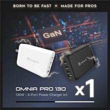 Load image into Gallery viewer, OMNIA Pro 130 - 130W 4-Port Power Charger
