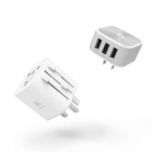 Load image into Gallery viewer, OMNIA A1+ Apple Watch Magnetic Wireless Fast Charger + OMNIA T3 Universal Travel Adapter
