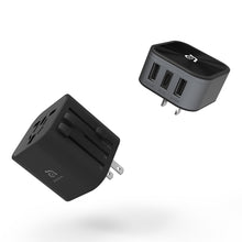 Load image into Gallery viewer, OMNIA A1+ Apple Watch Magnetic Wireless Fast Charger + OMNIA T3 Universal Travel Adapter
